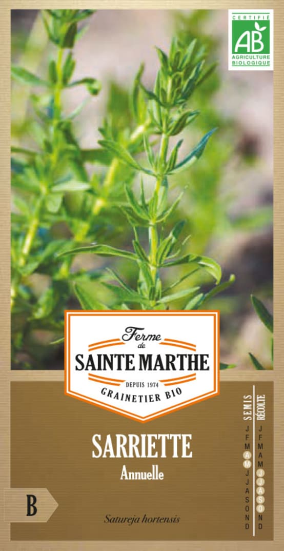 Ferme de Ste Marthe Graines de Sarriette Annuelle Jardiland