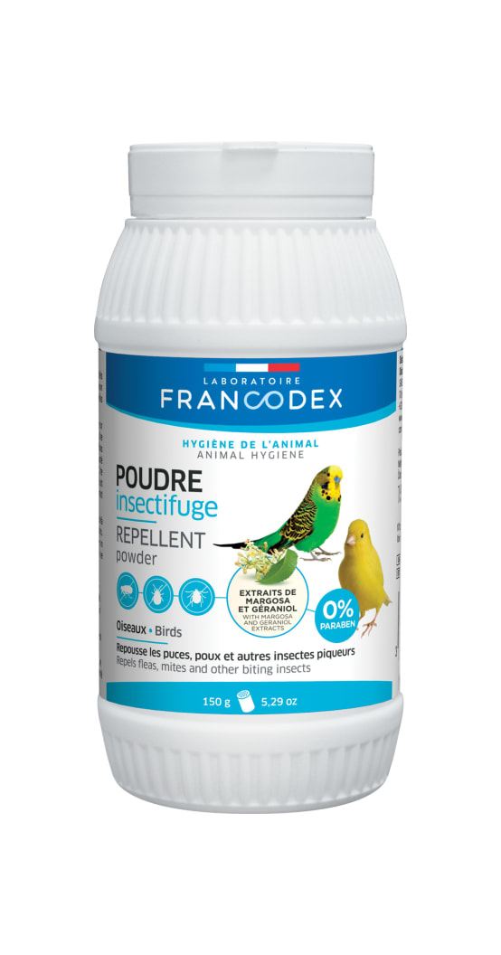 Repellente Naturale Menforsan In Polvere - Anti Insetti Per Uccelli, 250 G, Con Neem E Geraniolo - Foto 3