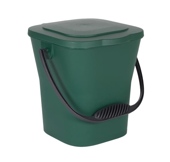 EDA - Poubelle spécial Compost coloris Vert - 6L - Jardiland