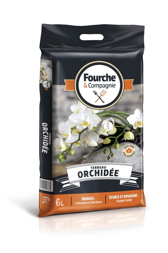 Fourche & Compagnie - Fourche & Compagnie - Terreau premium orchidées 6 L