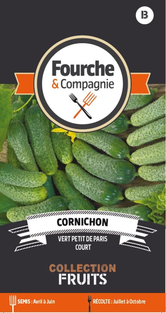 Graines de Cornichon vert petit de paris Jardiland