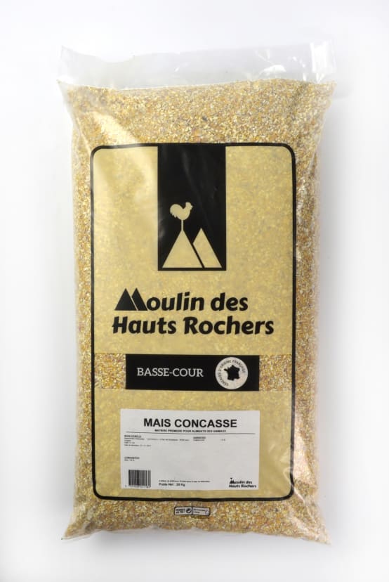 Moulin des Hauts Rochers - Moulin des Hauts Rochers - Maïs concassé dans un sachet de 20 Kg - Image 1