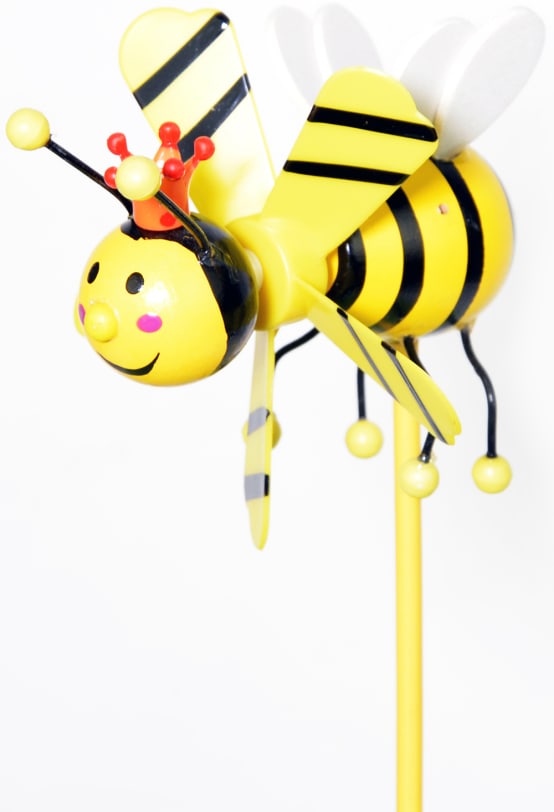 Décoration De Jardin Moulin à Vent Mignon Fée D'abeille - Statue En