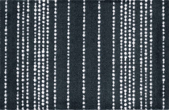 Coryl_Home - Tapis d'intérieur tout doux Perles nuit L75 x l50 x h0,7 cm