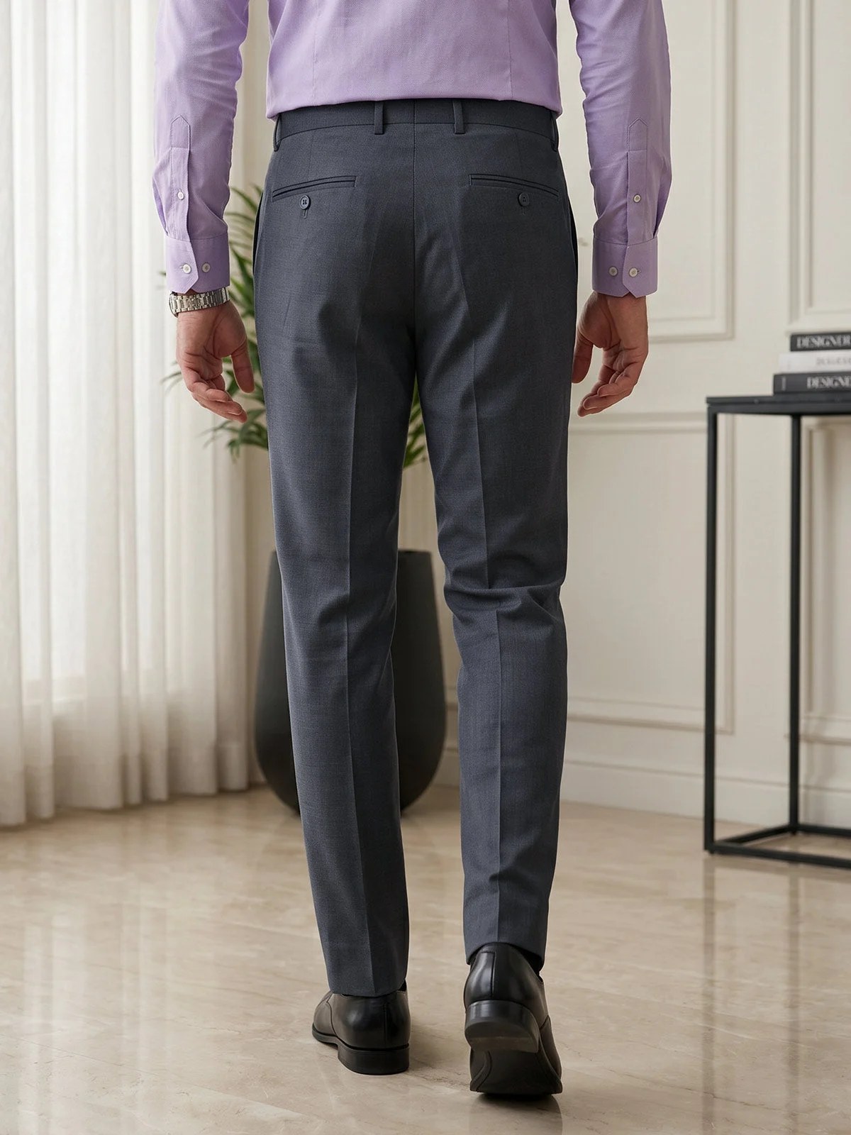 Dark Grey Formal Dress Pant thumb 2