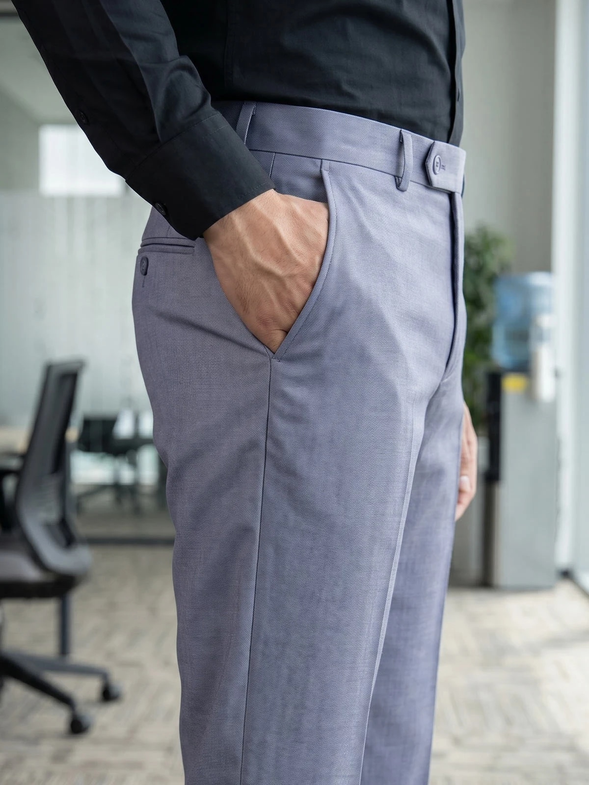 Ash Grey Formal Dress Pant thumb 6