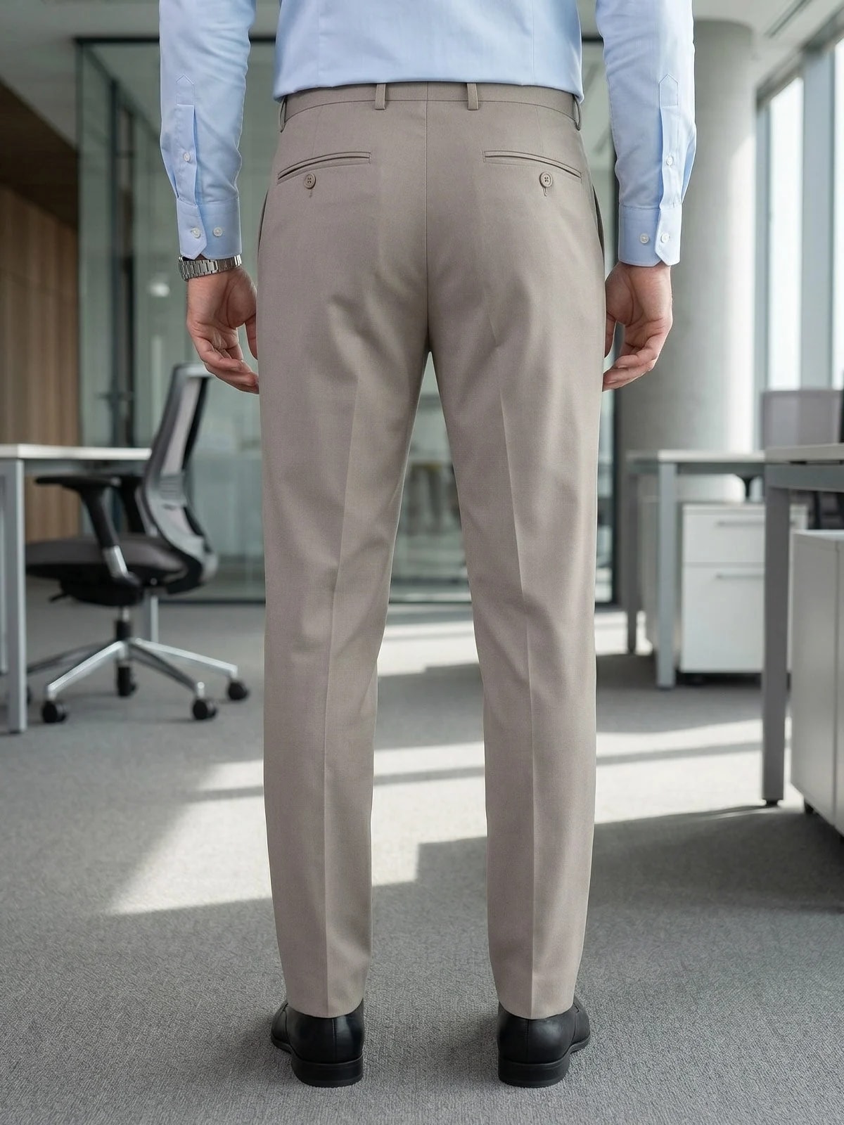 Beige Formal Dress Pant thumb 2