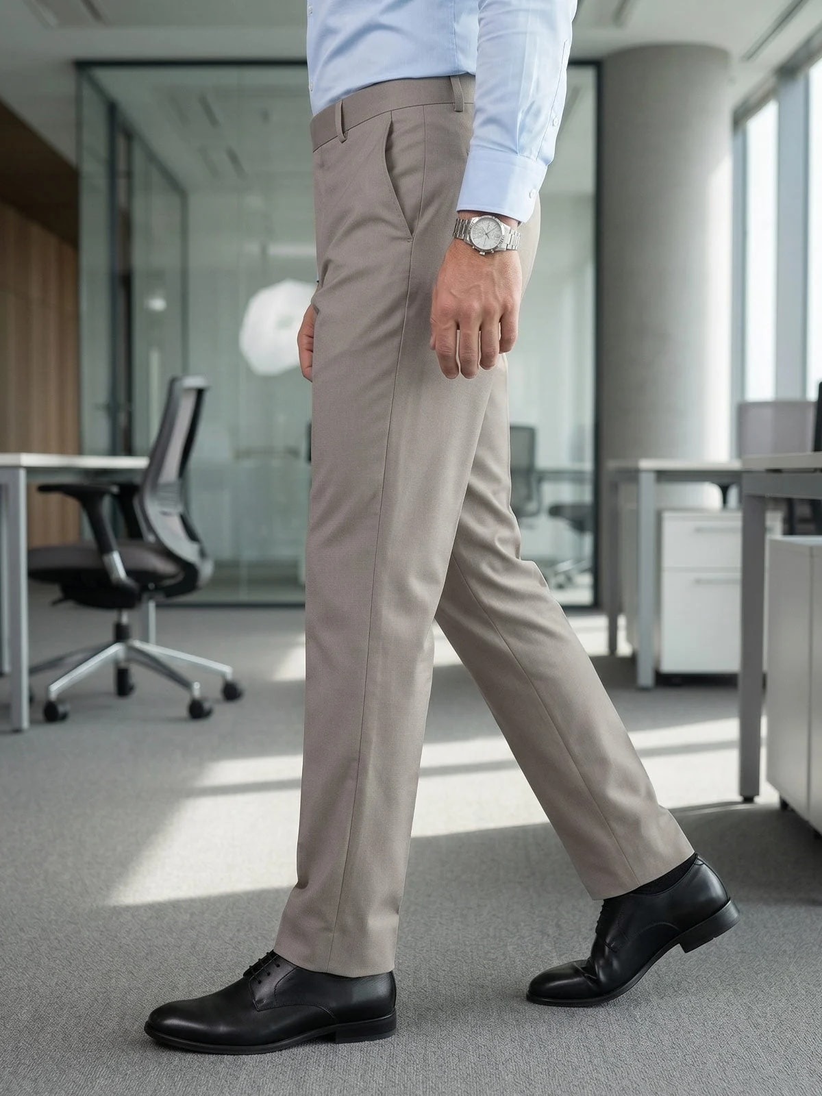 Beige Formal Dress Pant thumb 6