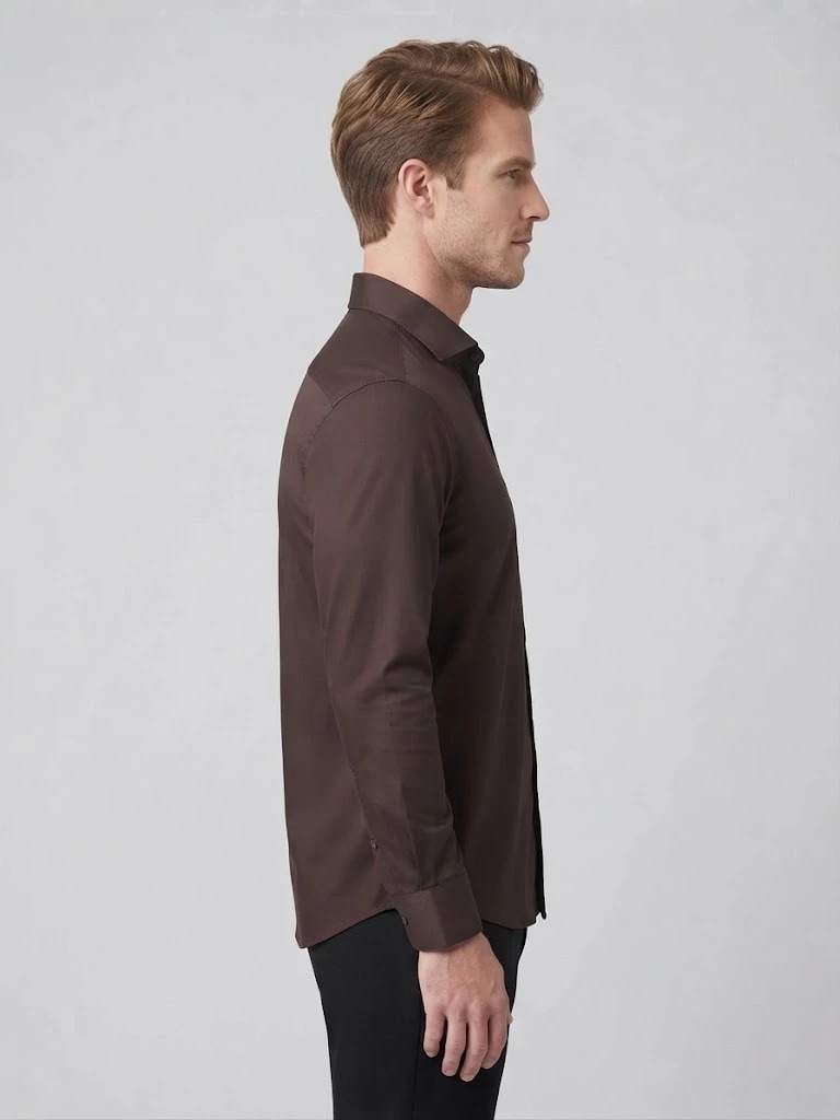 Brown Formal Shirt thumb 2