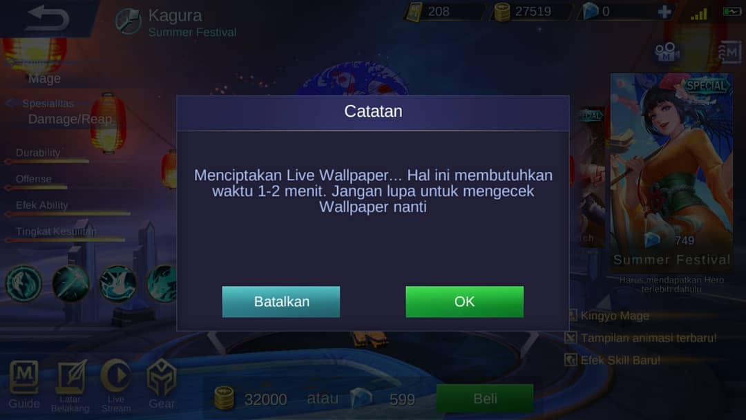 Cara Memasang Live Wallpaper Mobile Legends