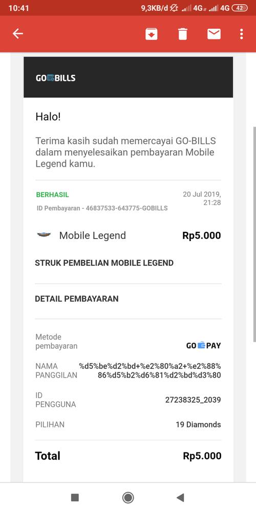 Konfirmasi Email Pembelian