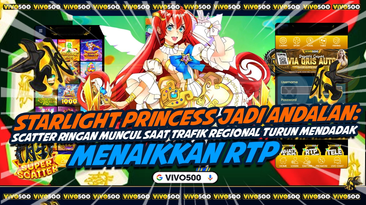 Starlight Princess Jadi Andalan: Scatter Ringan Muncul Saat Trafik Regional Turun Mendadak