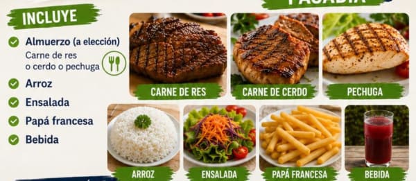 Almuerzo a la carta