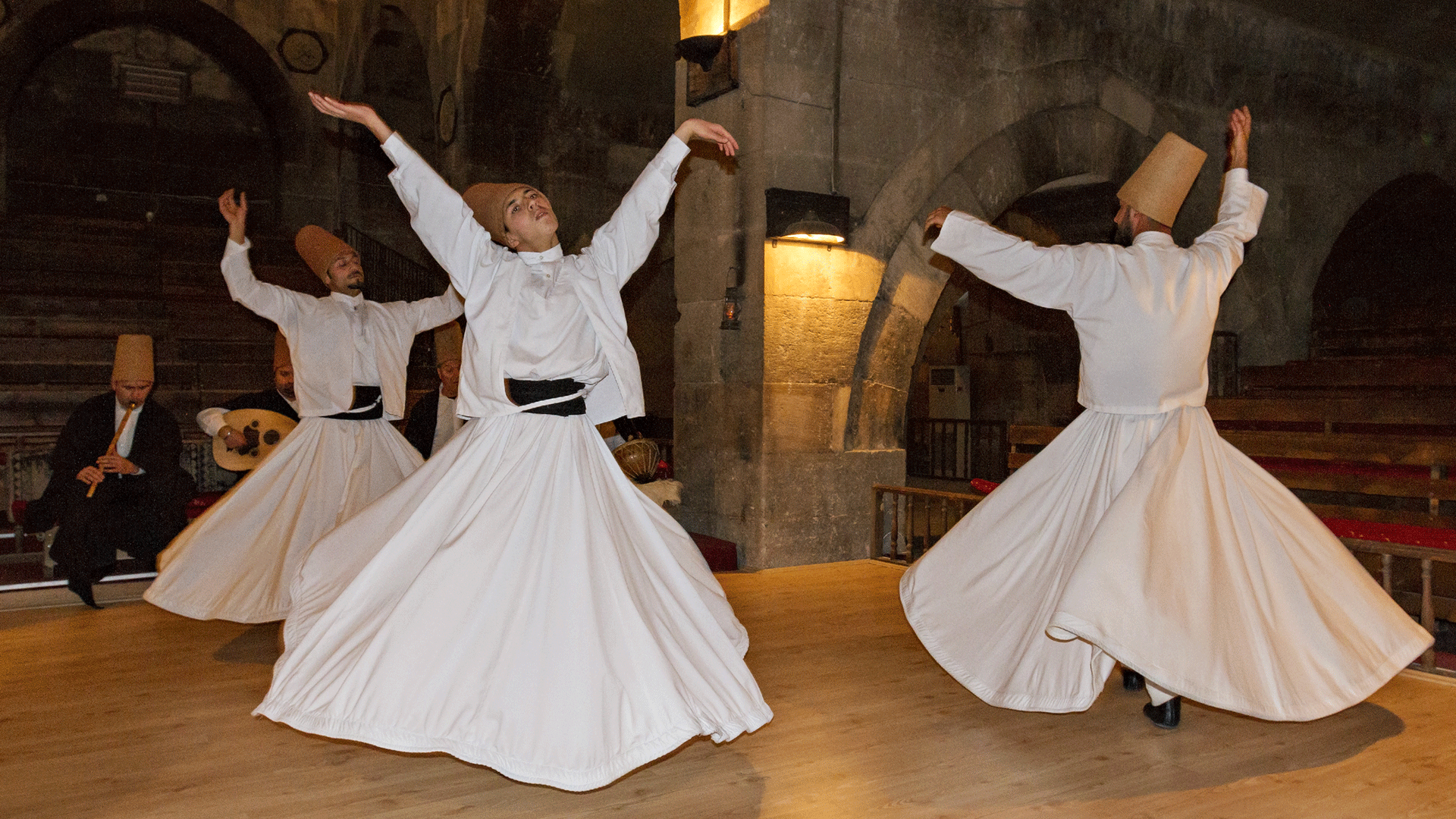 Whirling dervishes