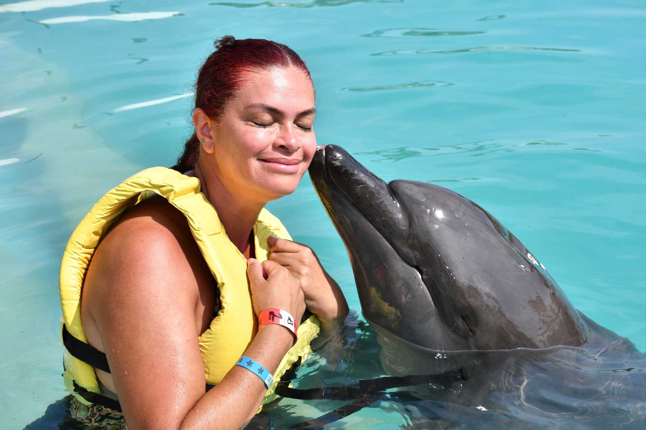 Nado de delfines en Cancún