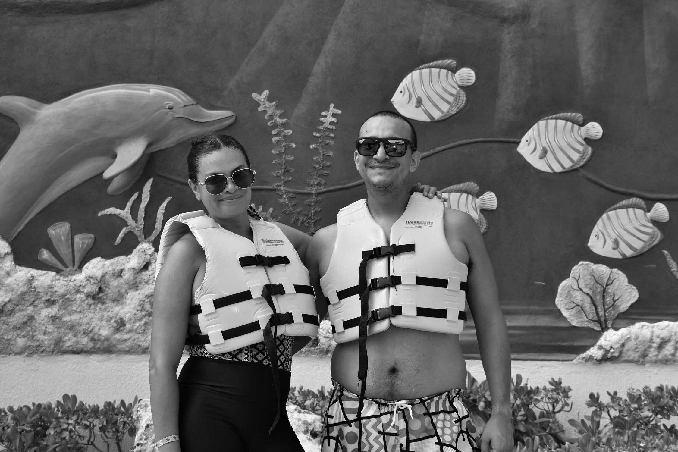 Nado de delfines en Cancún