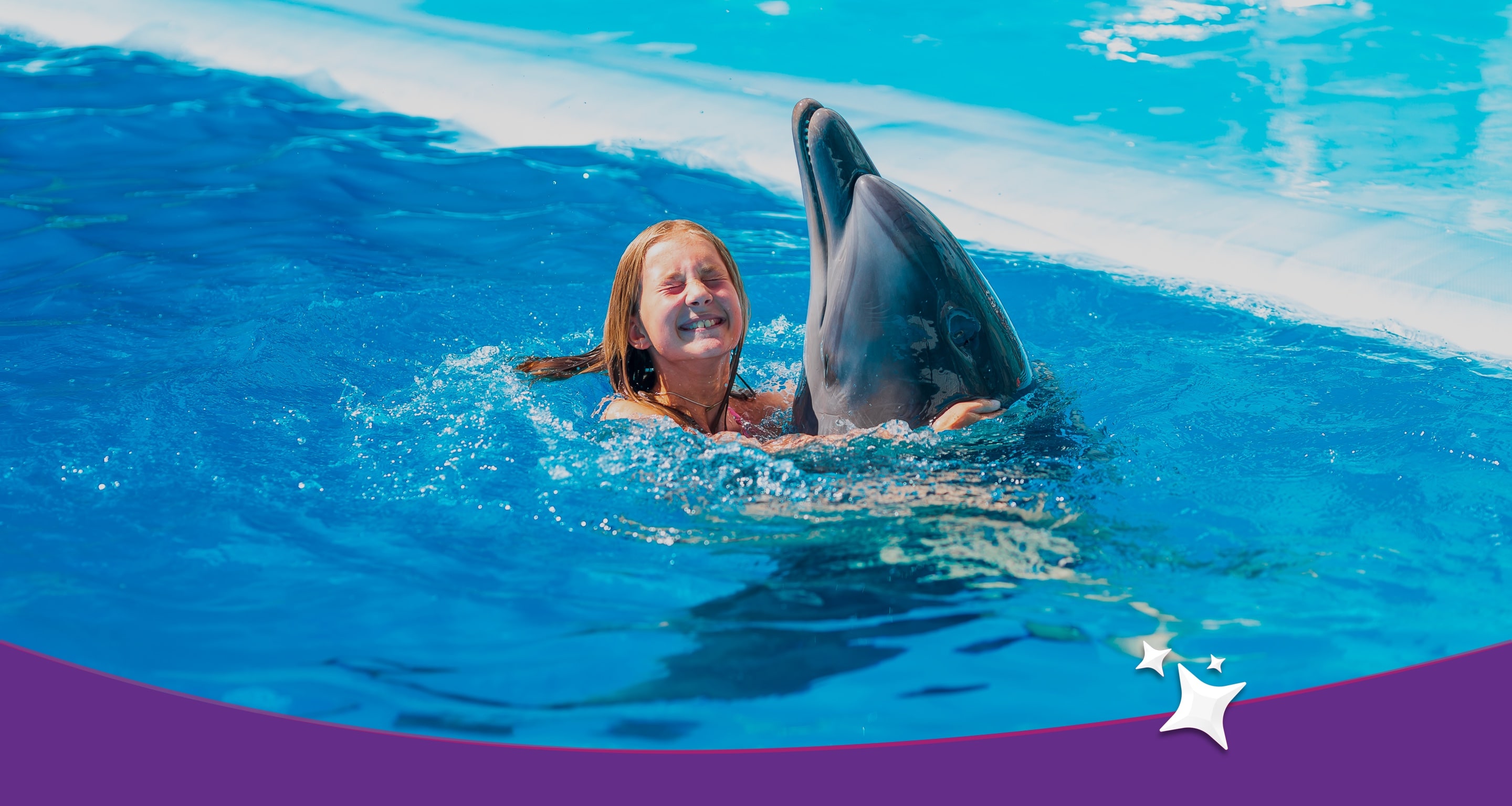 Nado con delfines en Cancún