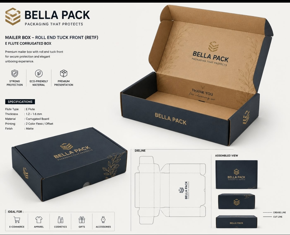 Suitcase Type Corrugated Box