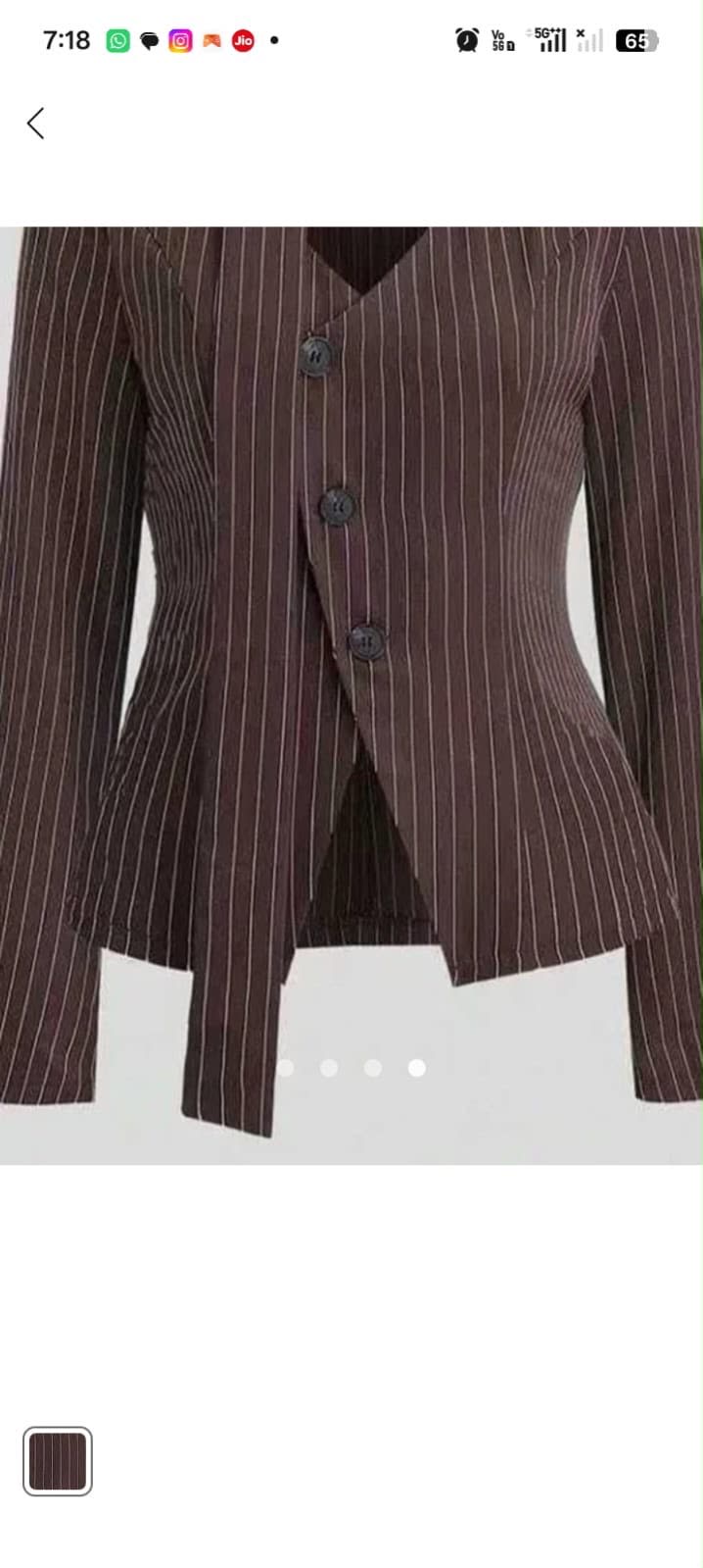Checks brown top