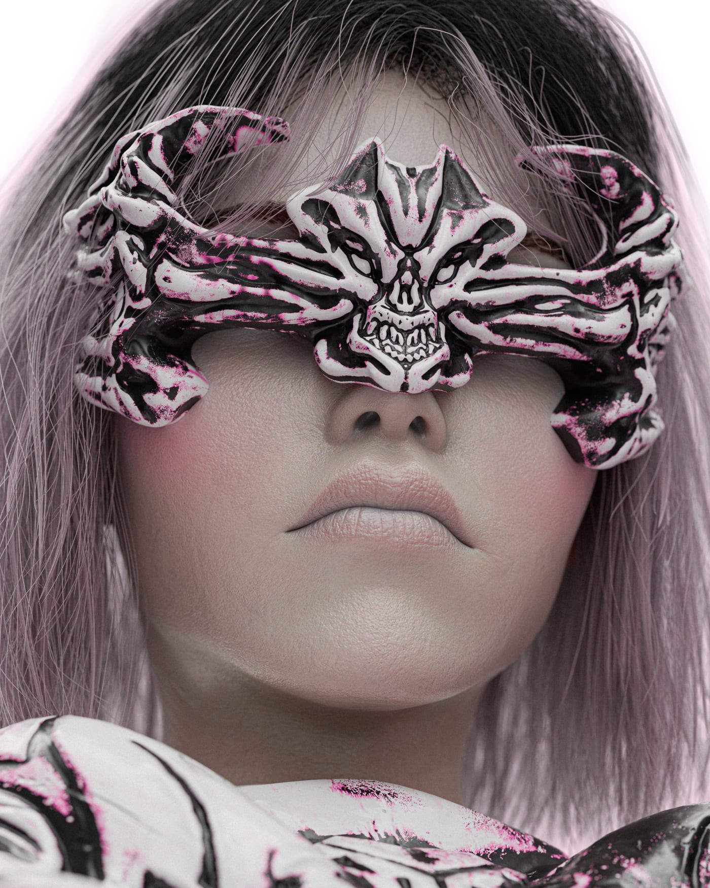 Triptych (HEAD PIECE): view 02.
