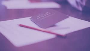 Photo of notes and a pencil to illustrate or downloadable checklists