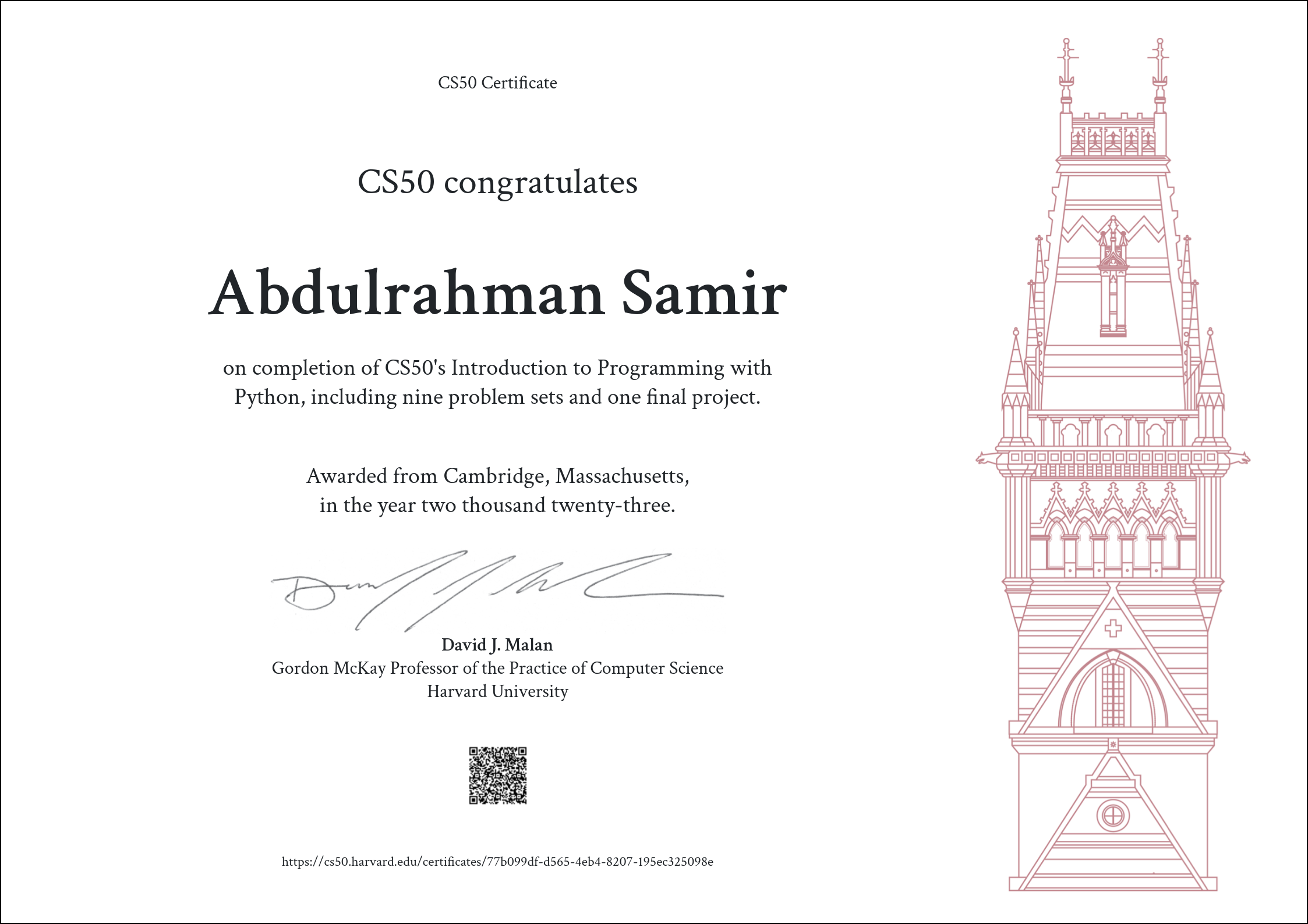 CS50P: CS50’s Introduction to Programming with Python