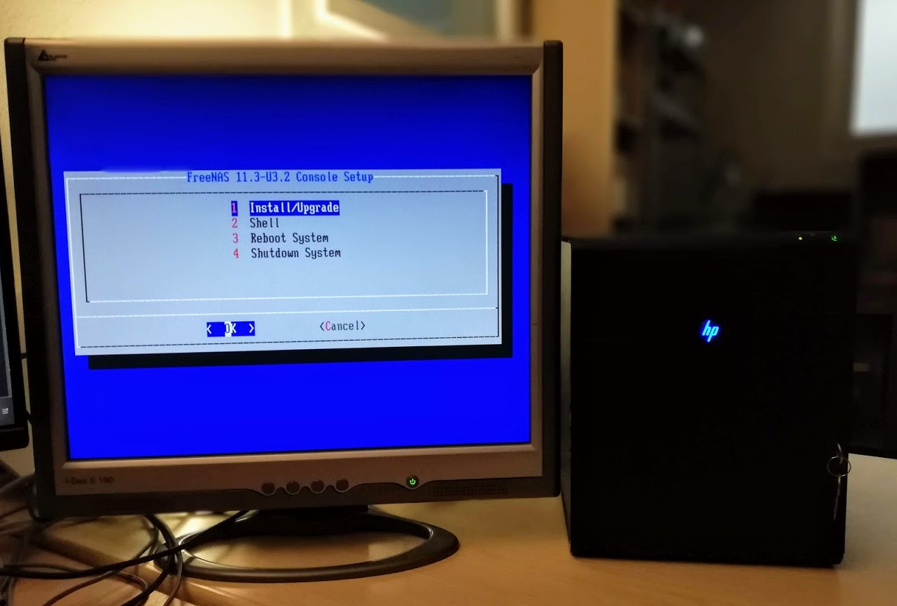 Freenas on HP Microserver