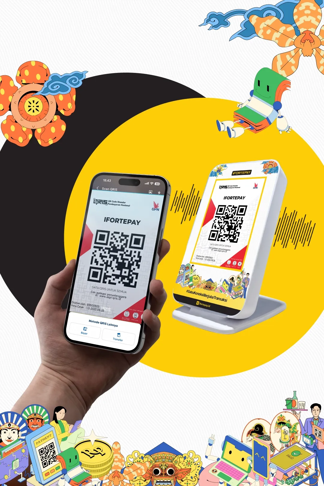 QRIS Payment Illustration