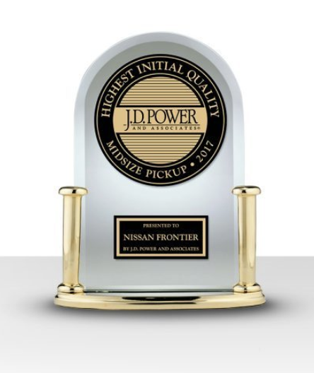 J.D. Power Highest Ranked Midsize Pickup in Initial Quality