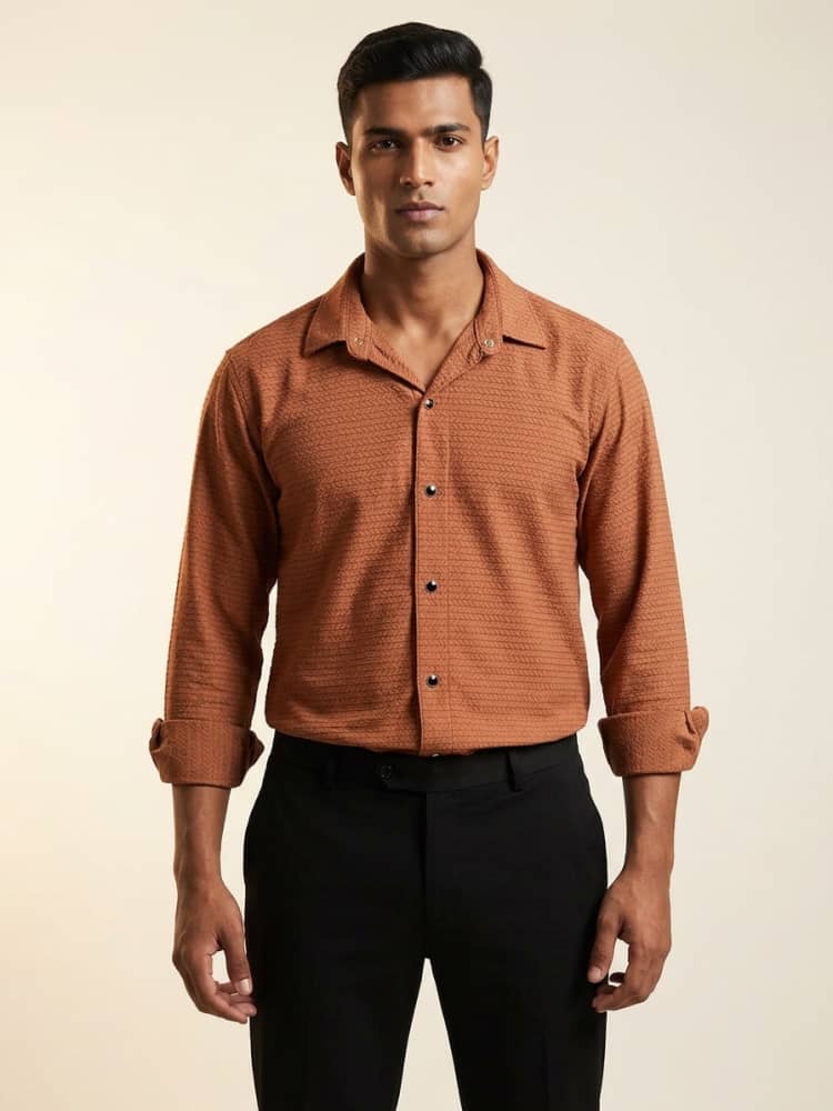 Elite Chevron Casual Shirt