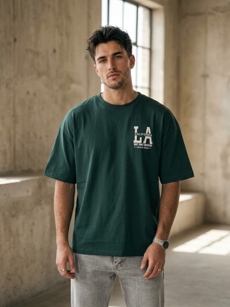 LA Edition Drop Shoulder Graphic Tee
