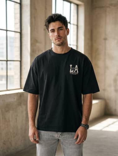 LA Edition Drop Shoulder Graphic Tee