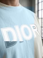 Bold Outline Print Boxy Tee