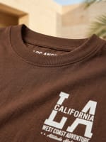 LA Edition Drop Shoulder Graphic Tee