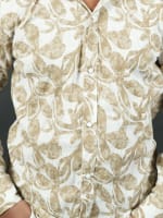 Island Vibe Printed Button-Down