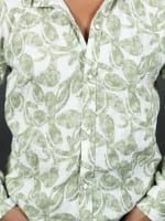 Island Vibe Printed Button-Down