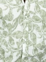 Island Vibe Printed Button-Down