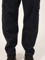 Relaxed Fit Linen-Blend Trousers