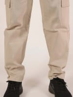 Relaxed Fit Linen-Blend Trousers