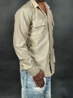 Dual-Pocket Corduroy Overshirt