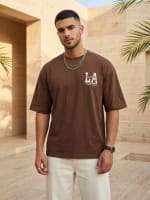 LA Edition Drop Shoulder Graphic Tee