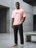 Embossed Triangle Luxury Tee