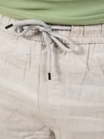Relaxed Fit Linen-Blend Trousers