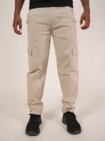 Relaxed Fit Linen-Blend Trousers