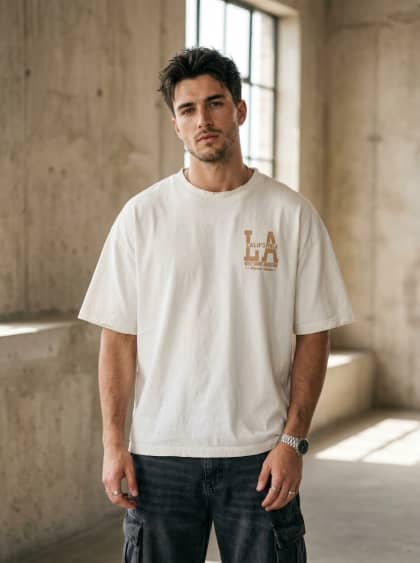 LA Edition Drop Shoulder Graphic Tee