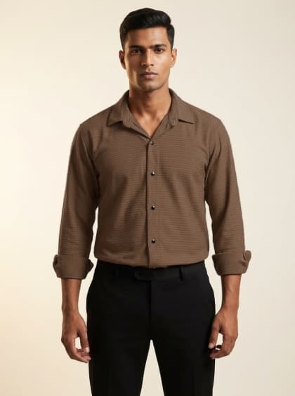 Elite Chevron Casual Shirt
