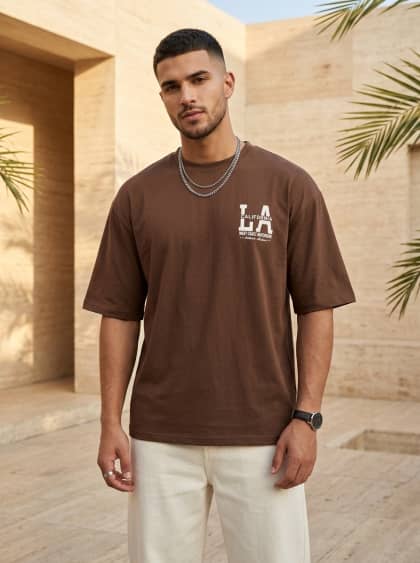 LA Edition Drop Shoulder Graphic Tee
