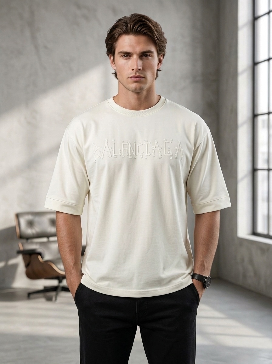 The Dot-Matrix Casual T-Shirt