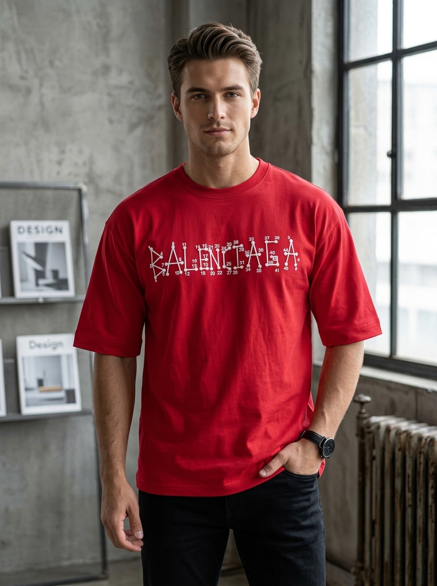The Dot-Matrix Casual T-Shirt