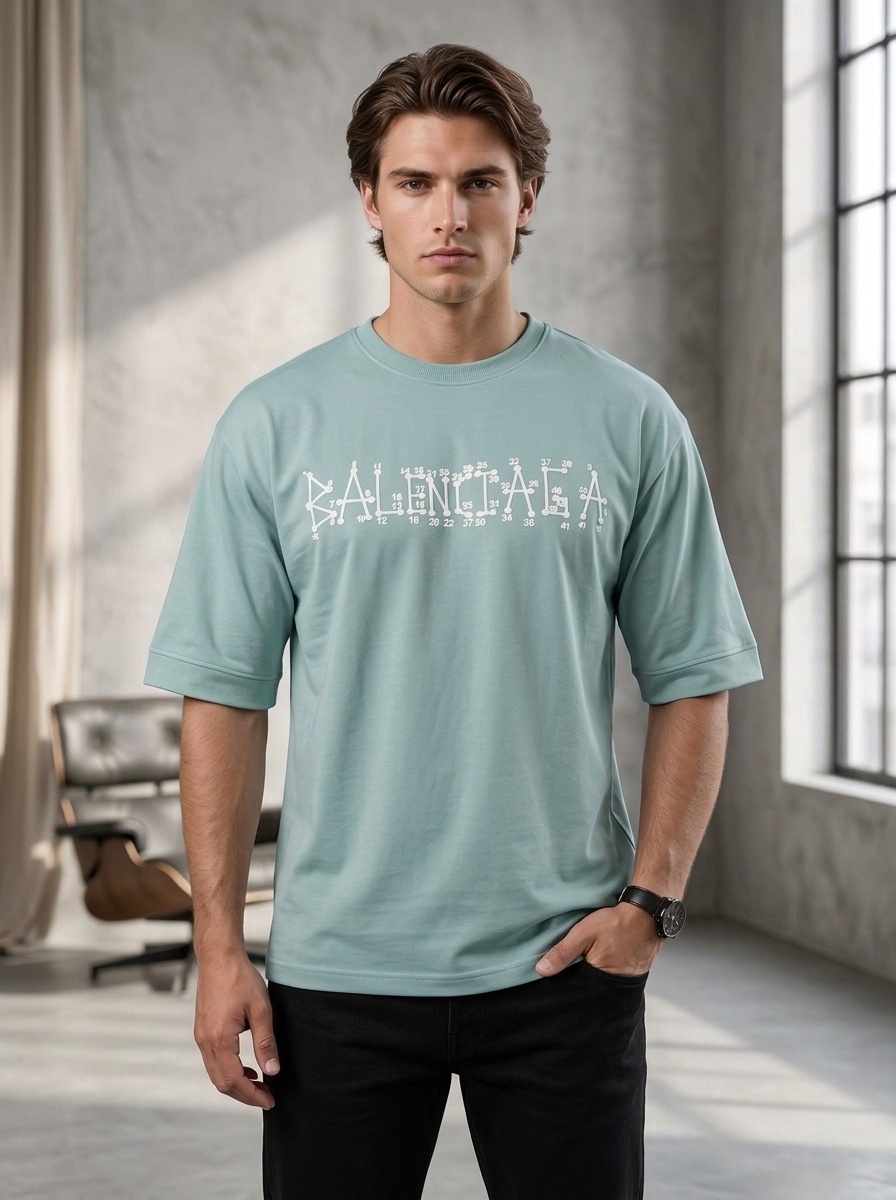 The Dot-Matrix Casual T-Shirt